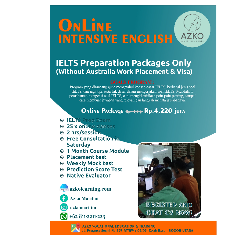 Kursus IELTS 3 Main Image